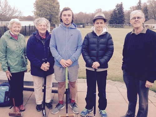 Lyn Cross, Rosalind Thomson, Connell Leahy, Edmund Fordyce and Tony O'Donnell